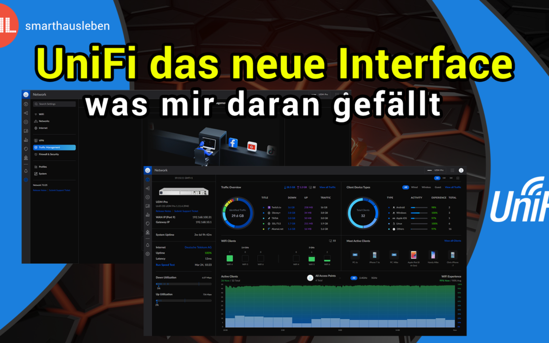 UniFi – was mir am neuen Userinterface gefällt